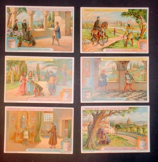 Figurine LIEBIG - Torquato Tasso - Rif. N° 1151