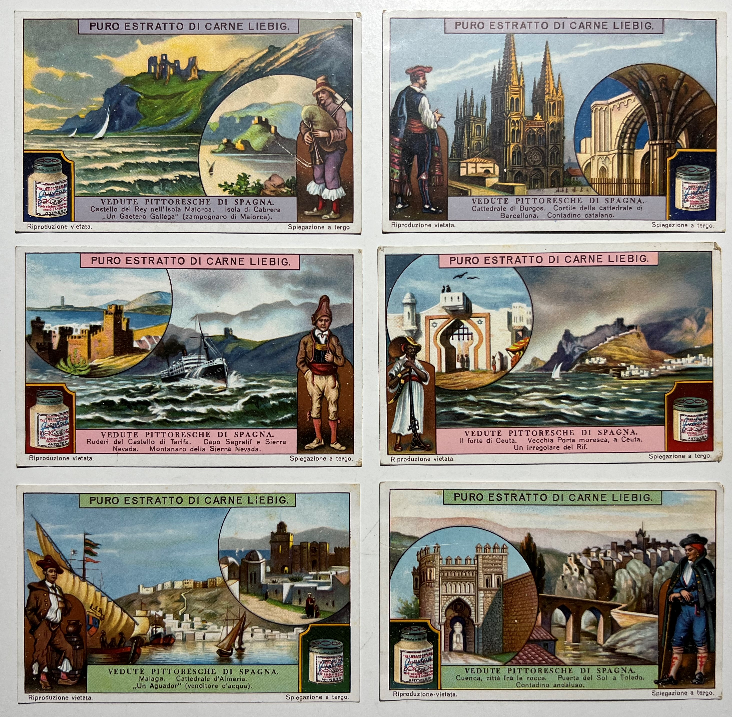 Figurine LIEBIG - Vedute Pittoresche di Spagna - Rif. N° …