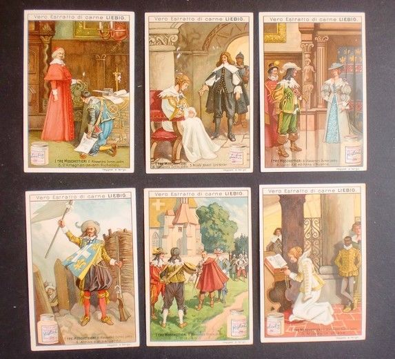 Figurine LIEBIG I Tre Moschettieri - Rif. N° 673