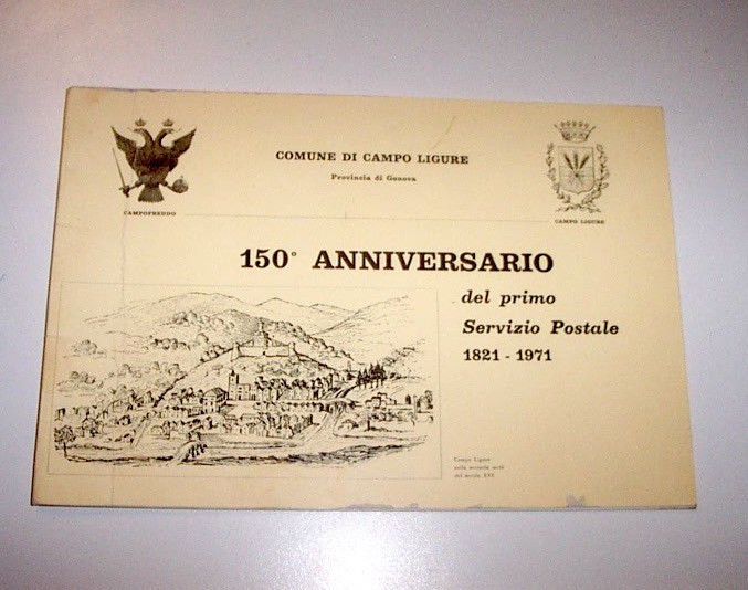 Filatelia Campo Ligure 150° anniversario primo servizio postale - 1^ …