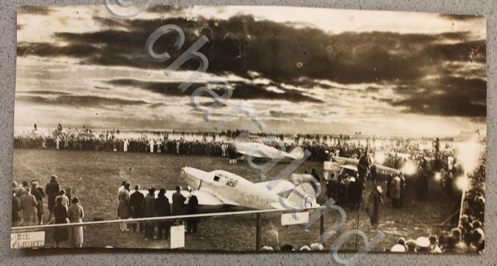Foto aeronautica - Partenza spedizione aerea ottobre 1936 WWII Guerra