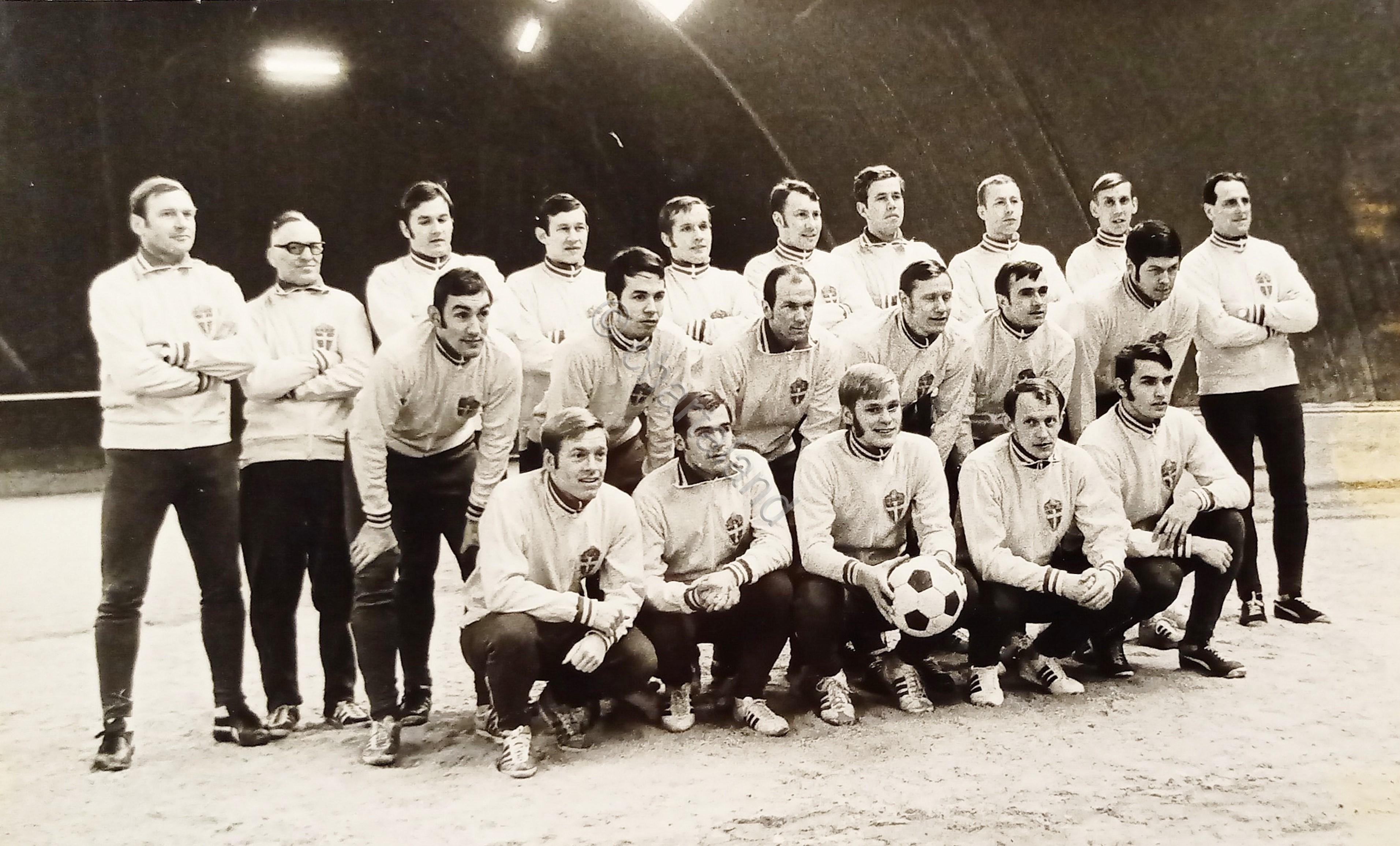 Foto Agenzia - Nazionale di Calcio della Svezia - 1970 …