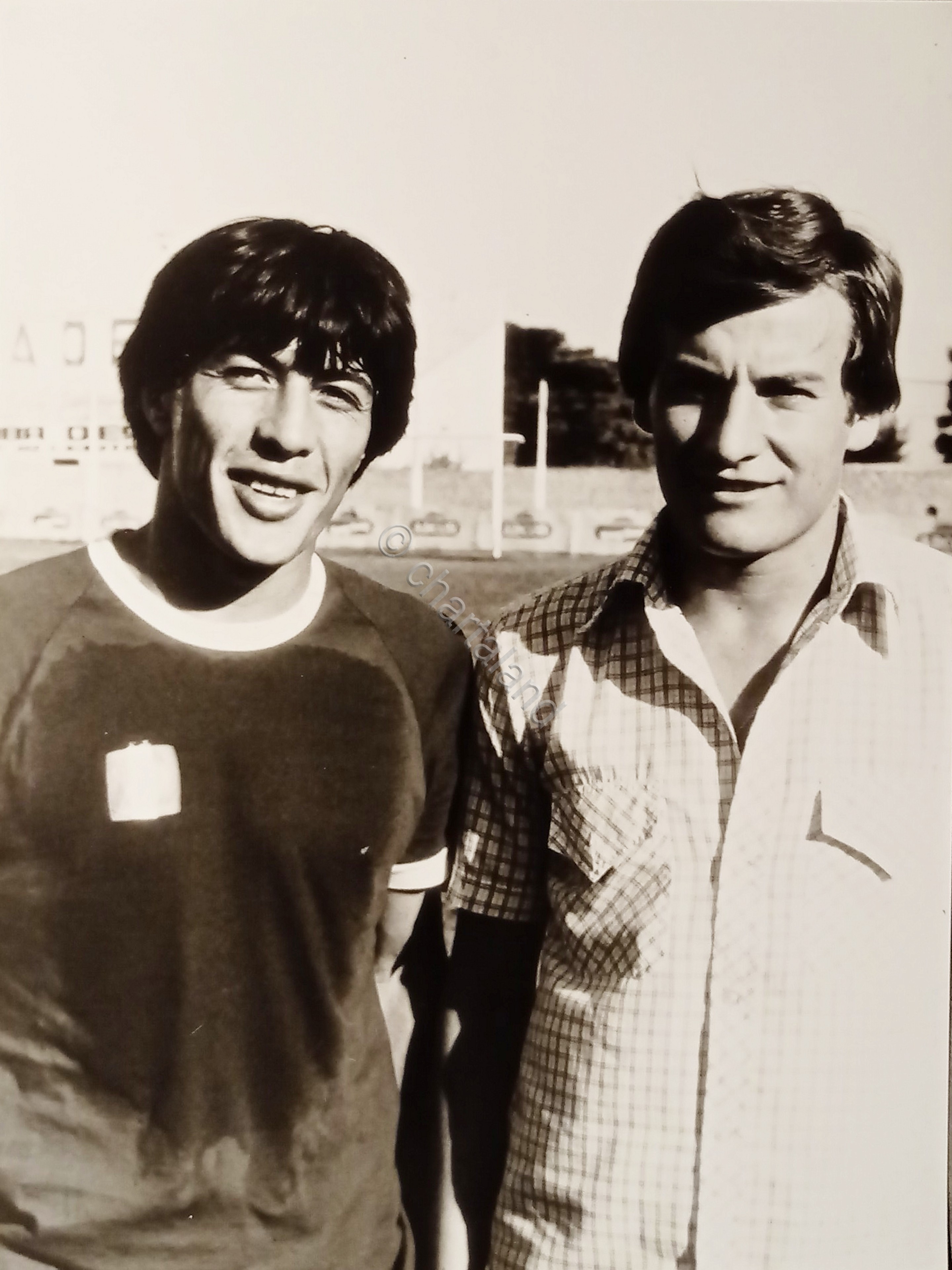 Foto Agenzia Calcio - Amadeo Gasparini e Javier Urruticoechea - …