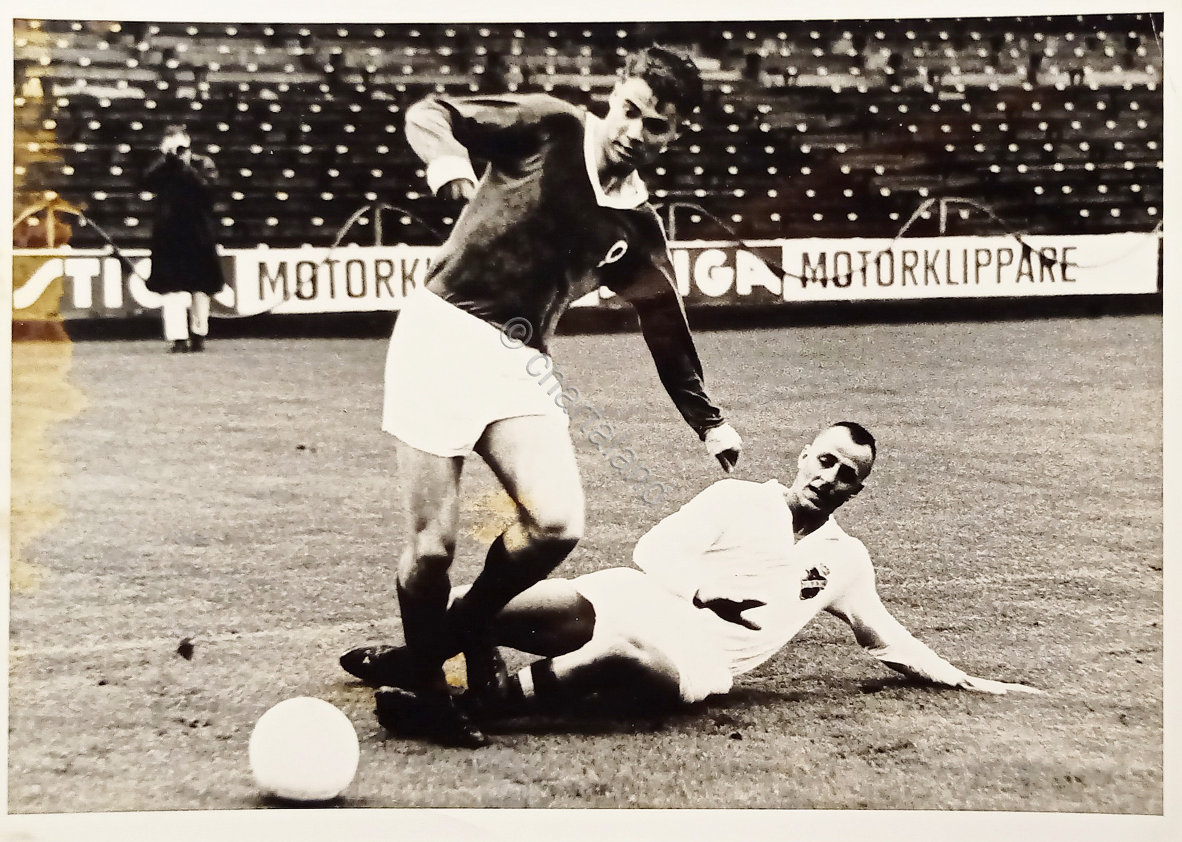 Foto Agenzia Calcio Svezia - Calciatore Roger Magnusson Anni '70
