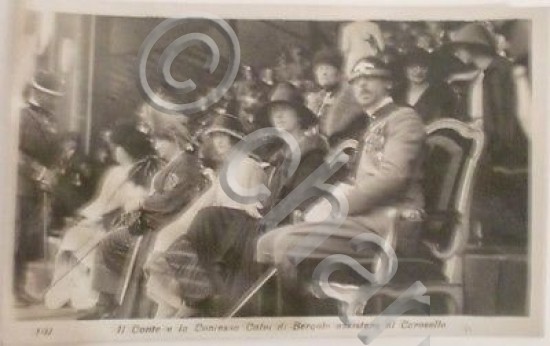 Foto cartolina - Il Conte e La Contessa Calvi di …