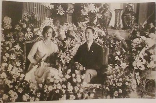 Foto cartolina - Princ. Maria Josè del Belgio e Umberto …