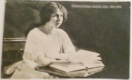 Foto cartolina - Principessa Maria Josè del Belgio - Savoia