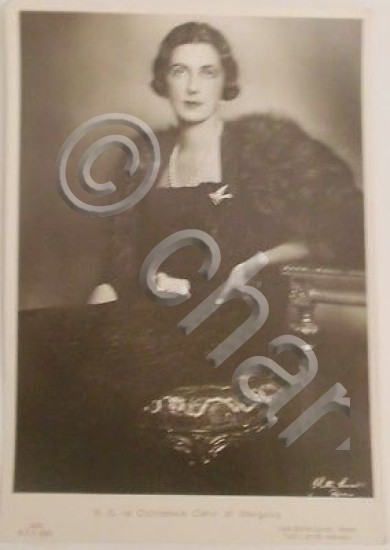 Foto cartolina - S. E. La Contessa Calvi di Bergolo …