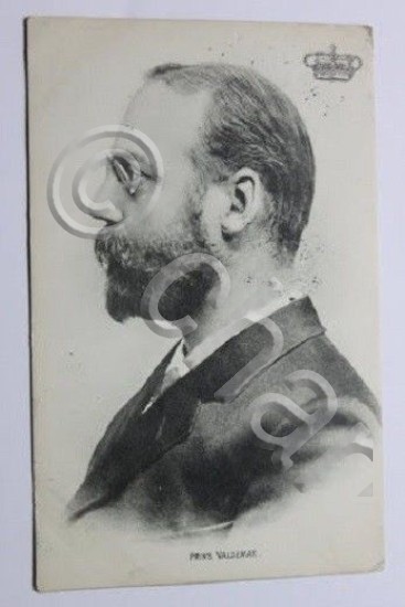 Foto cartolina - Valdemar principe di Danimarca 1909