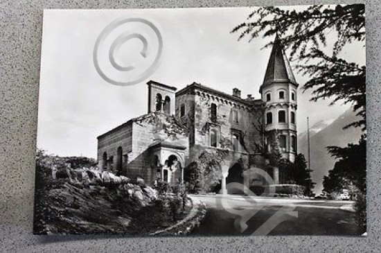 Foto cartolina Aosta Castello Duca degli Abruzzi scuola militare anni …