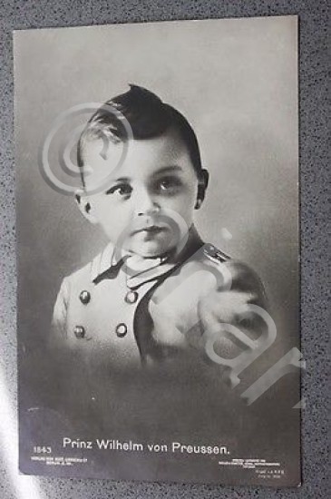 Foto cartolina Principe Wilhelm di Prussia bambino 1908 - monarchia …