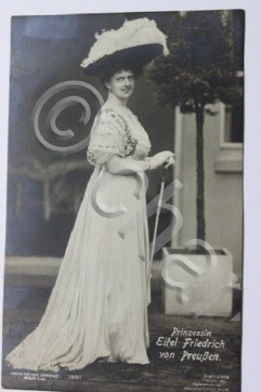 Foto Cartolina principessa Federica di Prussia 1908