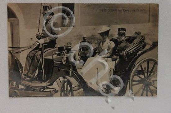 Foto Cartolina Re Alfonso XIII di Spagna e Vittoria Eugenia …