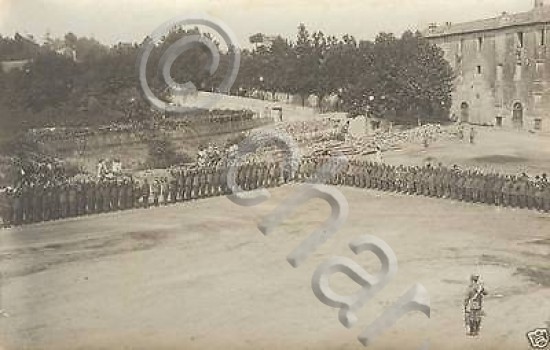 Foto cartolina WWI militaria, addestramento militari