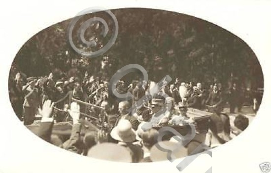 Foto Cometto, Re, Regina e Duca D'Aosta esposizione '30