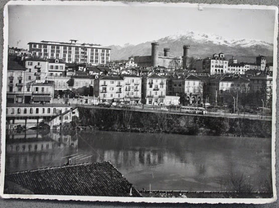 Foto d'archivio per cartolina Lungo la Dora Baltea anni '50 …