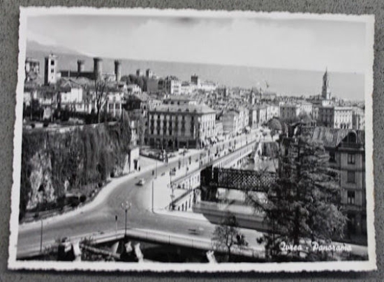 Foto d'archivio per cartolina Panorama anni '50 Ivrea