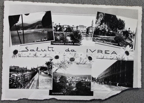 Foto d'archivio per cartolina Vedute e panorami di Ivrea anni …