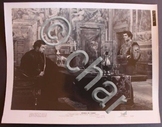 Foto d'epoca cinema Orson Welles e Tyrone Power in Prince …