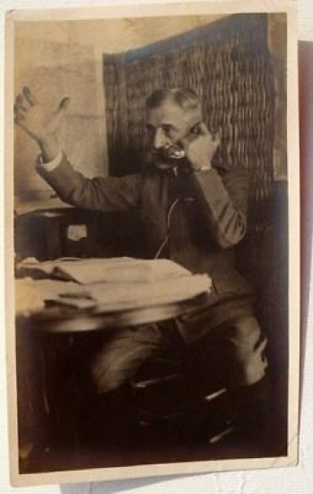 Foto e dedica Senatore Antona Traversi Giannino 1930