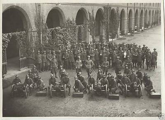 Foto epoca artiglieria addestramento militaria anni '30