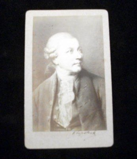 Foto epoca carte de visite Klopstock 1890 ca.