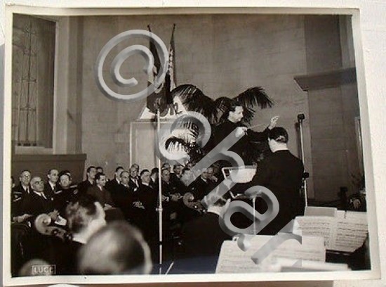 Foto epoca Luce EIAR Maestro Armando La Rosa Parodi '30