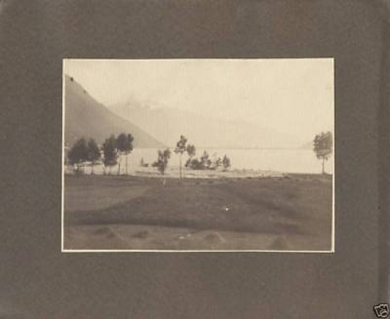 Foto epoca platino Lucini, Paesaggio 'Impressioni' 1914