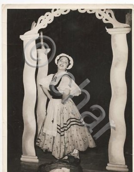 Foto epoca Teatro Lorenza Mitra Geloso Schernito 1945 c