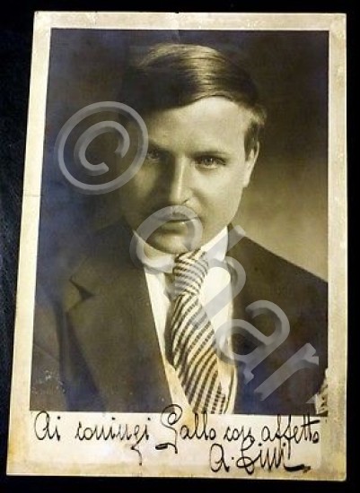 Foto Fotografia Artista Anni '20 con Autografo