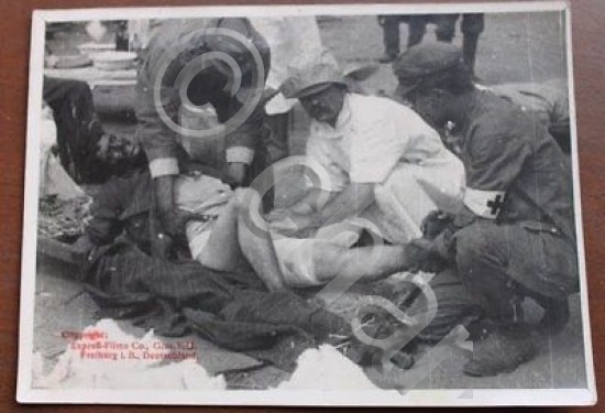 Foto guerra WWI Gorizia 1915 ca soccorso croce rossa