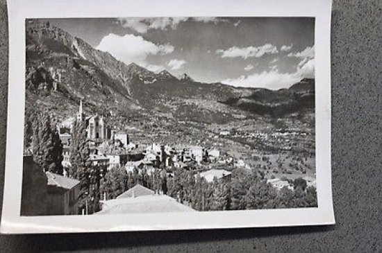 Foto Montagna 1950 panoramica località Chatillon Valle d'Aosta