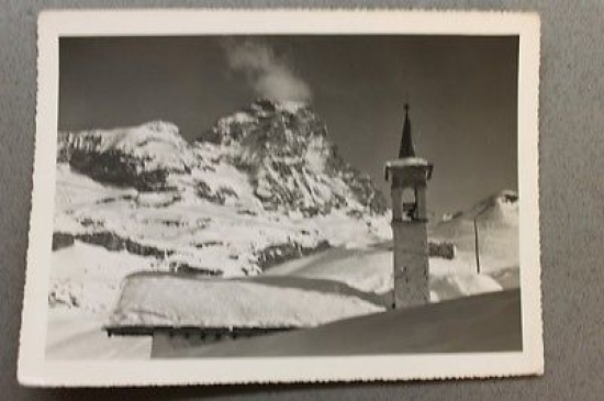 Foto Montagna Cervinia Breuil mt 2050 panorama databile - 1950