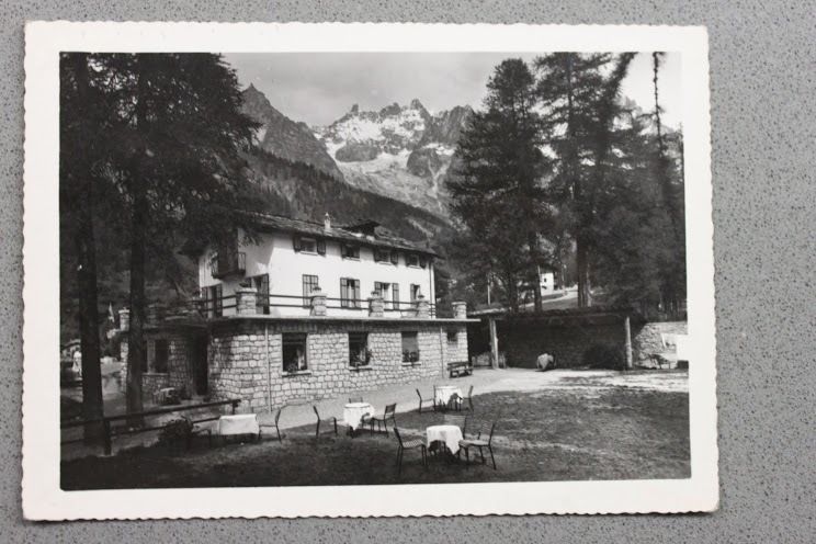 Foto Montagna Courmayeur 1950 - Entréves pensione Chalet Chanton
