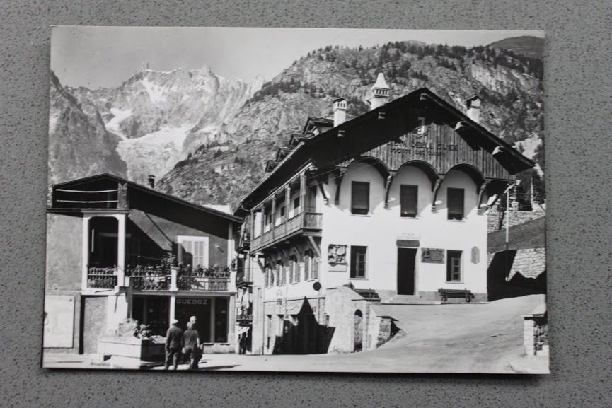 Foto Montagna Courmayeur 1950 sede Società delle Guide e Museo …