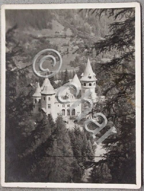 Foto Montagna Valle d'Aosta - 1950 ca Castello Savoia Gressoney