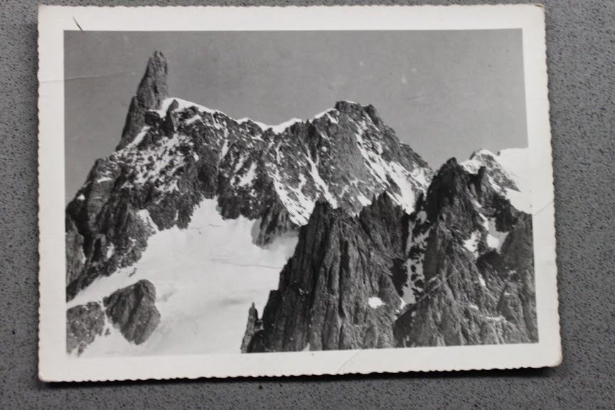 Foto Montagna Valle d'Aosta 1950 - Courmayeur Dente del Gigante …