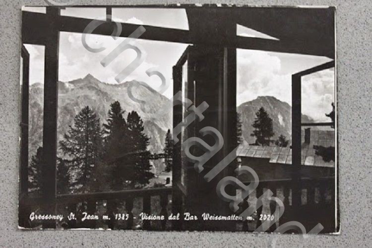 Foto Montagna Valle d'Aosta 1950 ca visione St Jean Gressoney …