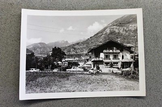 Foto Montagna Valle d'Aosta località la Thuile panoramica 1950 ca