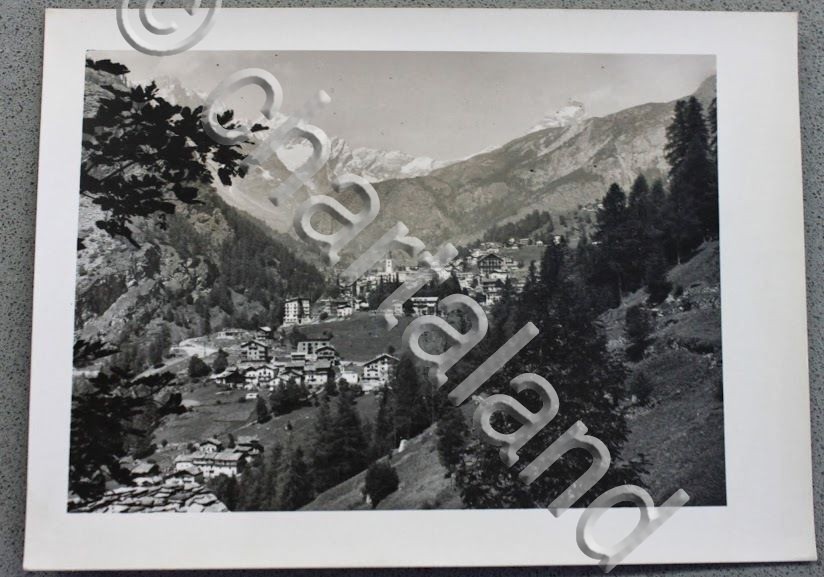 Foto Montagna Valtournenche - Valle d'Aosta panorama databile 1950