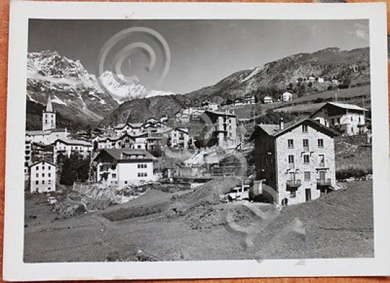 Foto Montagna Valtournenche panorama mt 1524 Valle d'Aosta databile 1950