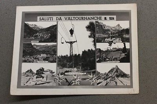 Foto Montagna Valtournenche Valle d'Aosta databile 1950