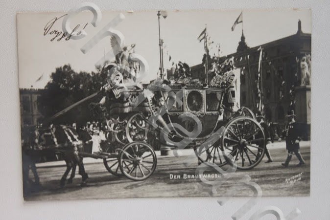Fotocartolina il Principe August Wilhelm nozze con Cecilia di Meclemburgo …