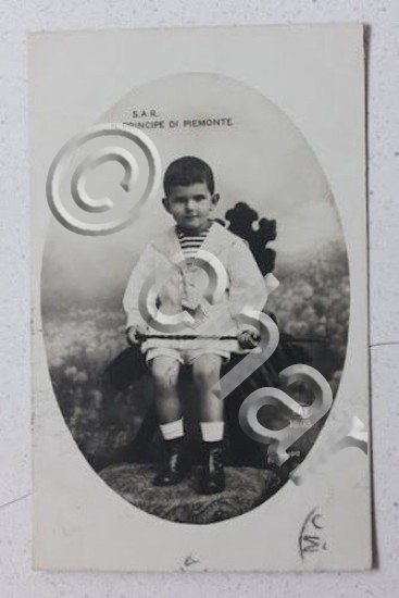 Fotocartolina Principe Umberto di Savoia Principe Piemonte 1908