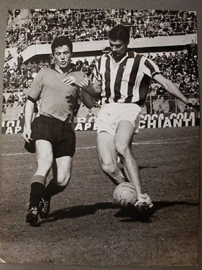 Fotografia Calcio Juventus - Venezia 1967 Lucio Bertogna e Sandro …