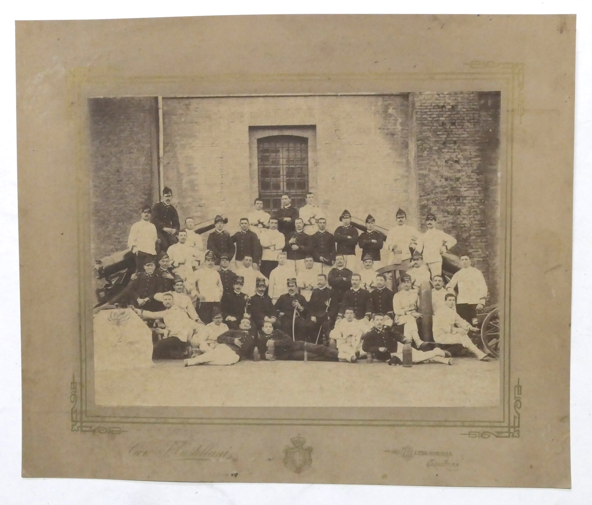 Fotografia Caserma Valfrè di Alessandria - Militari e Ufficiali - …