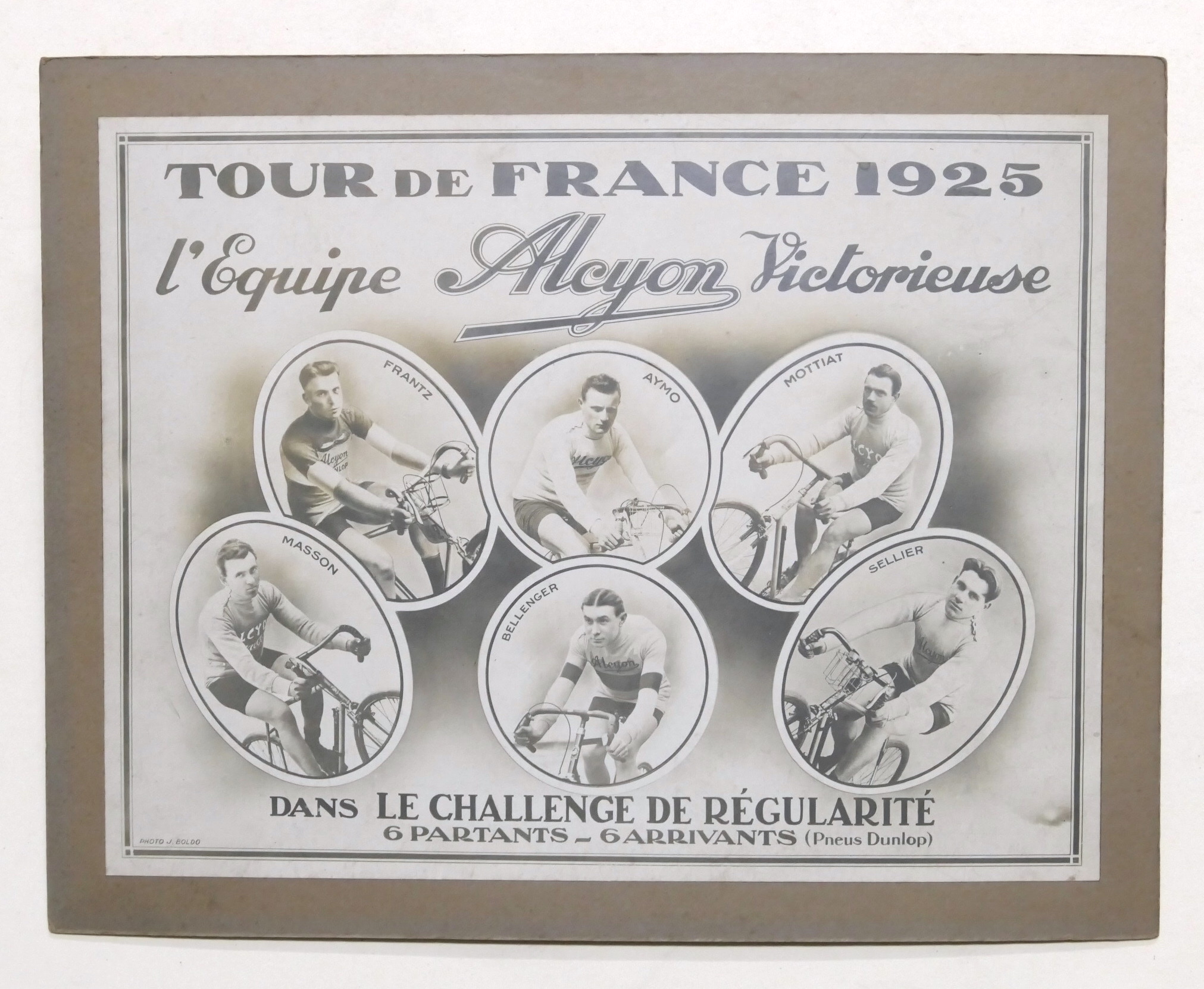 Fotografia Ciclismo - Tour de France 1925 - L'Equipe Alcyon …