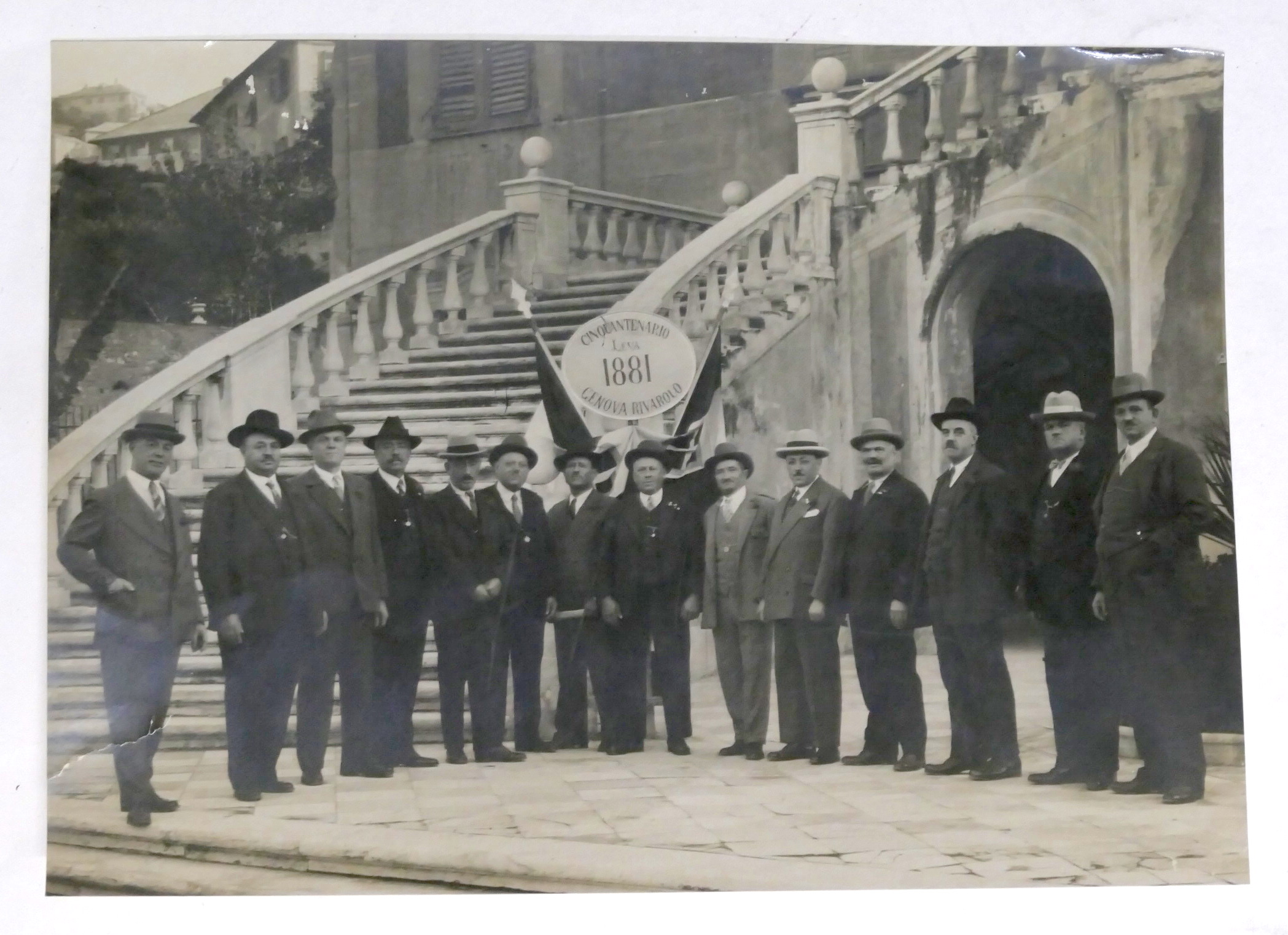 Fotografia Cinquatenario Leva 1881 - Genova Rivarolo - Anno 1931