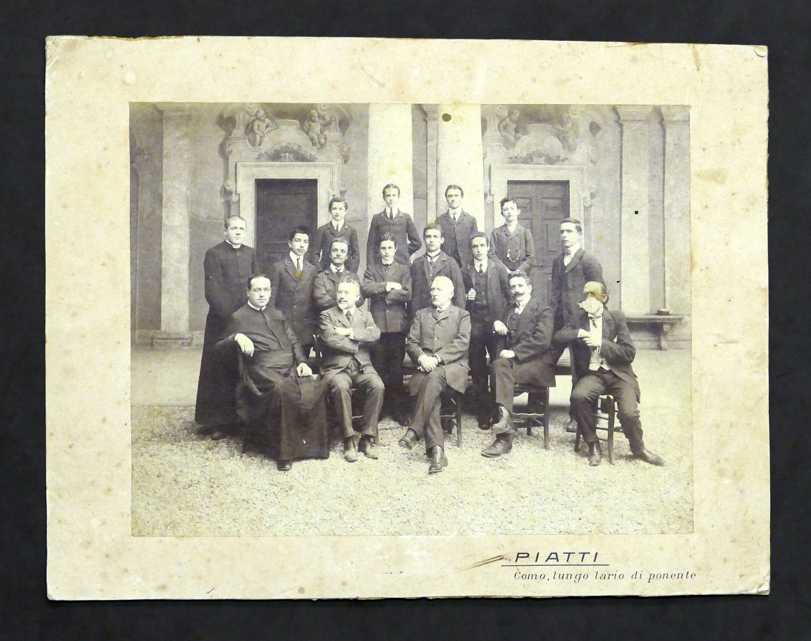 Fotografia d'epoca - Licenziati dal Ginnasio Collegio Gallio Como - …