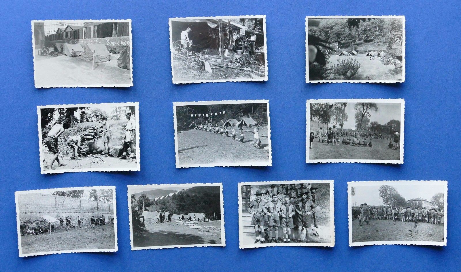 Fotografia d'epoca - Lotto 10 foto Boy Scout Liguria (4) …